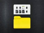 هاردکیس نگهدارنده sd card طرح فولدر