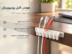 هولدر کابل یونیورسال زیموریکس مدل UC
